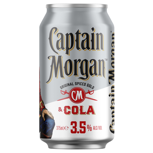 Captain Morgan Rum & Cola 3.5% 375ml