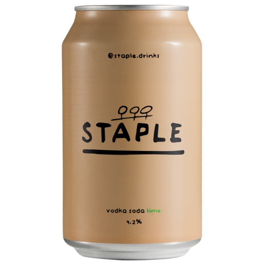 Staple Vodka Lime & Soda 330ml X 24