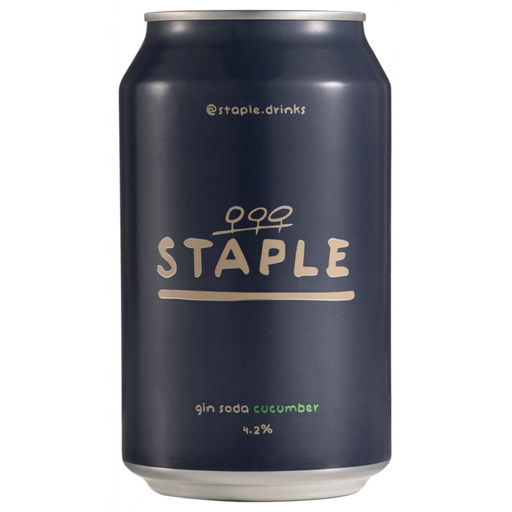 Staple Gin Soda Cucumber 330ml X 24