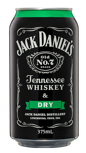 Jack Daniels Tennessee Whiskey & Dry 375ml