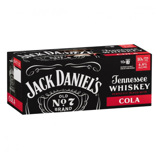 Jack Daniels Tennessee Whiskey & Cola 375ml