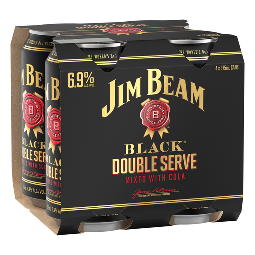 Jim Beam Black Double Serve 375ml