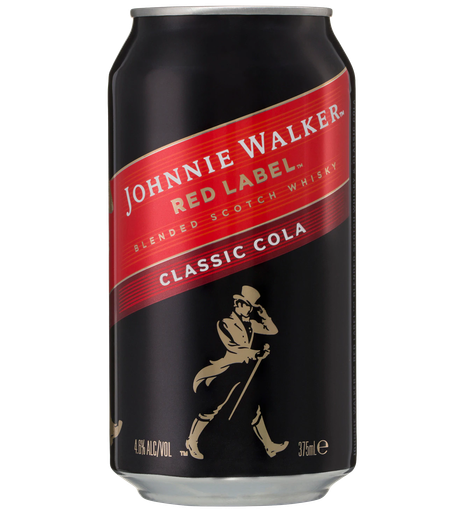 Johnnie Walker Blended Scotch Whisky & Cola 375ml 4.6%