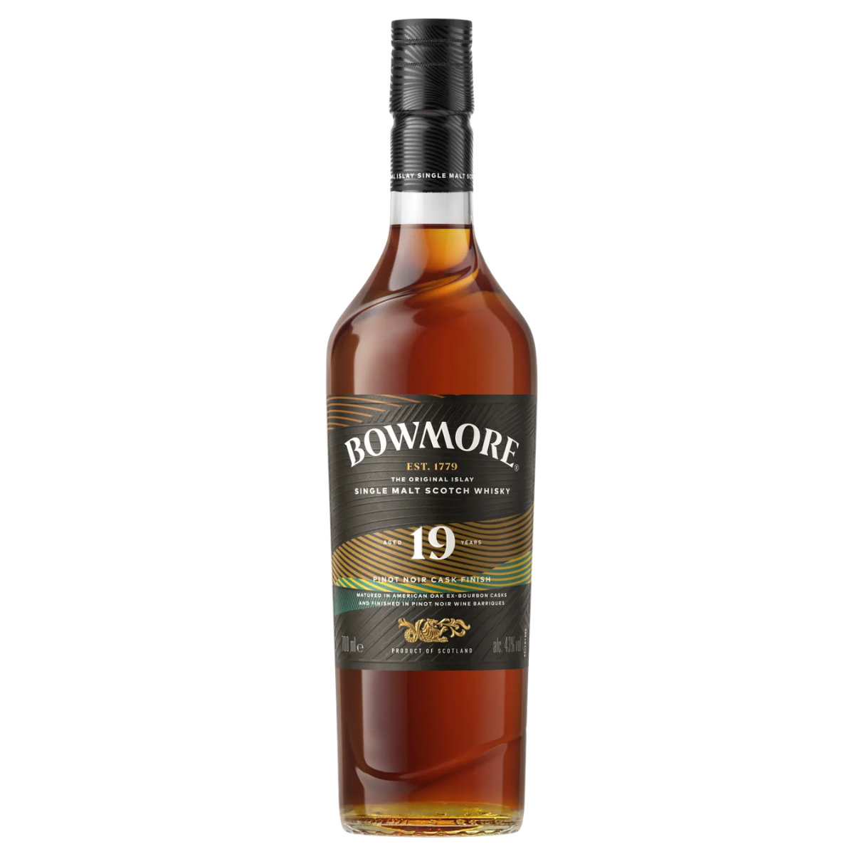 Bowmore 19YO Ex Bourbon & Pinot Noir Cask Single Malt 700m