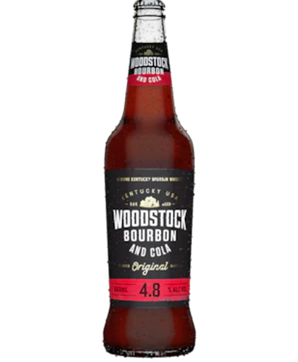 Woodstock Bourbon & Cola Long Neck 4.8% 660ml