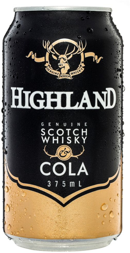 Highland Bourbon & Cola 375ml