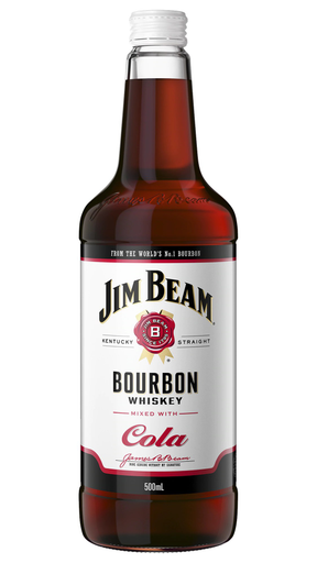 Jim Beam White & Cola 500ml