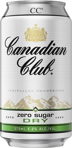Canadian Club Whisky & Dry Zero 375ml