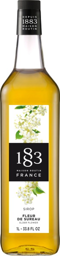 1883 Elderflower Syrup Glass 1Lt