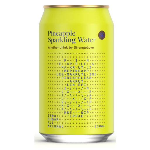 Strangelove Pineapple Sparkling Water 330ml