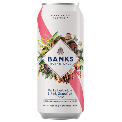 Banks Botanicals Herb & Pink Grapefruit Tonic Non Alcoholic 250ml
