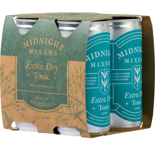 Midnight Mixers Extra Dry Tonic 200ml