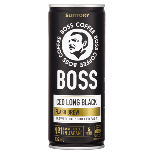 Boss Coffee Black 237ml