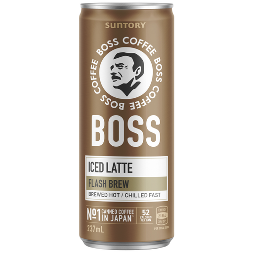 Boss Coffee Iced Latte 237ml