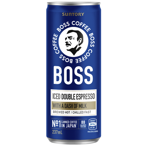 Boss Coffee Iced Double Espresso 237ml