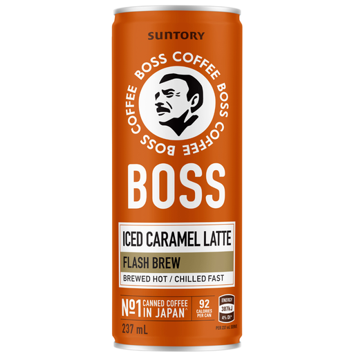 Boss Coffee Iced Caramel Latte 237ml