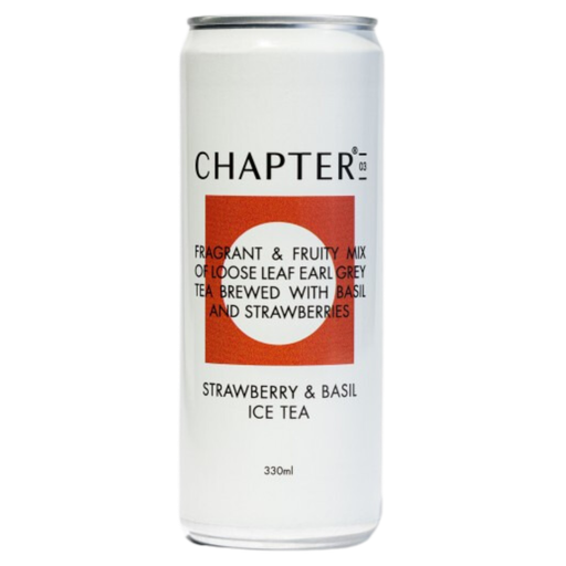 Chapter Tea Strawberry & Basil 330ml