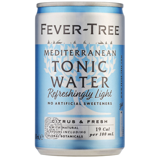 Fever Tree Refreshingly Light Mediterranean Tonic Water 150ml