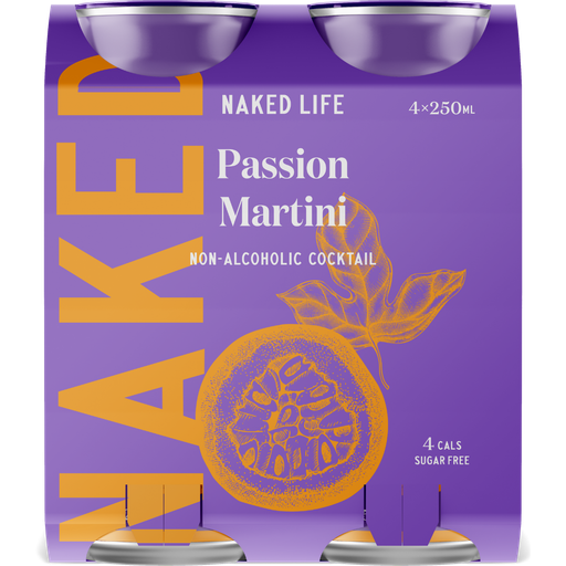 Naked Life Non-alcoholic Cocktail Passion Martini 250ml