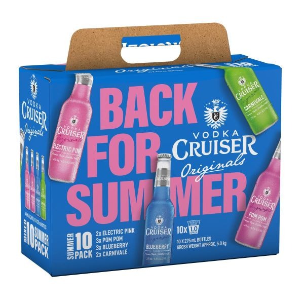 Vodka Cruiser Mixed Originals 275ml