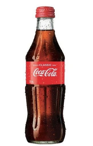 Coca Cola Glass Screwcap 330ml