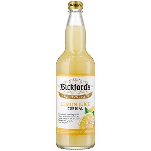 Bickfords Lemon Cordial 750ml