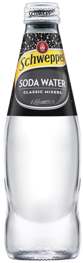 Schweppes Glass Soda Water 300ml