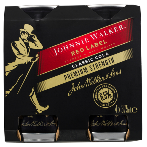 Johnnie Walker Premium Strength 6.5% 375ml