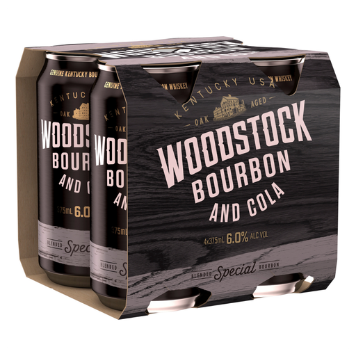 Woodstock Bourbon & Cola 6% 375ml
