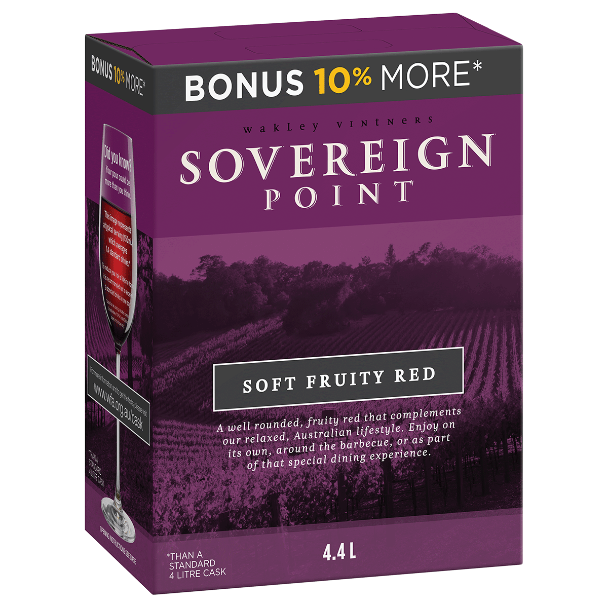 Sovereign Point Soft Fruity Red 4.4Lt