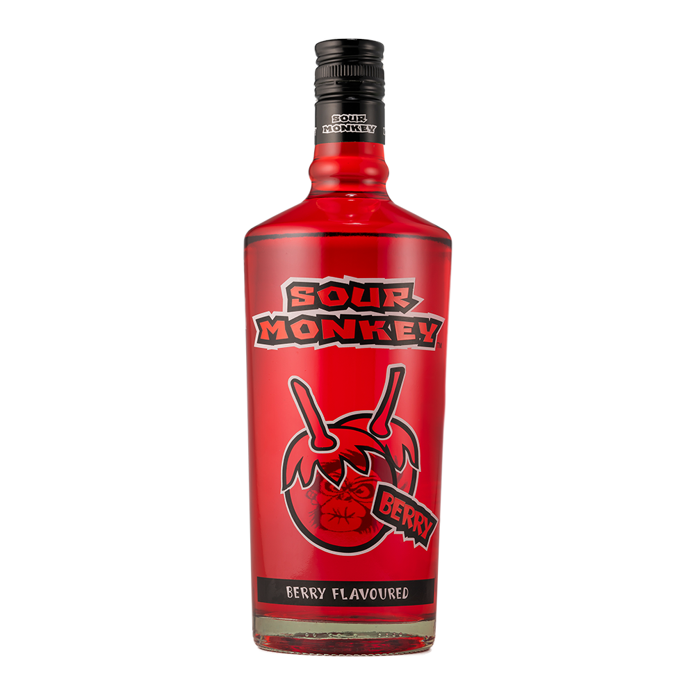 Sour Monkey Sour Berry Spirit Cooler 750ml