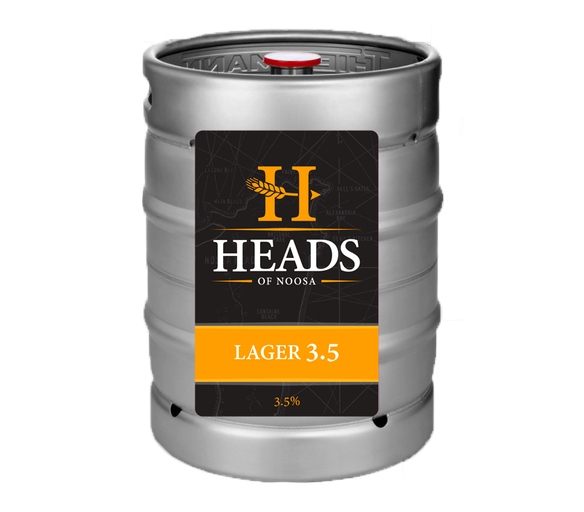 Heads Of Noosa Lager 3.5 50lt