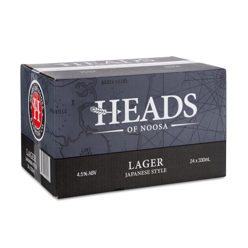 Heads Of Noosa Japanese Lager 330ml