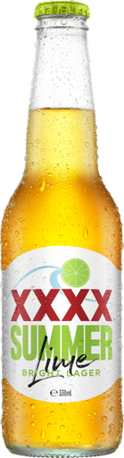 XXXX Summer Bright Lime Lager 330ml