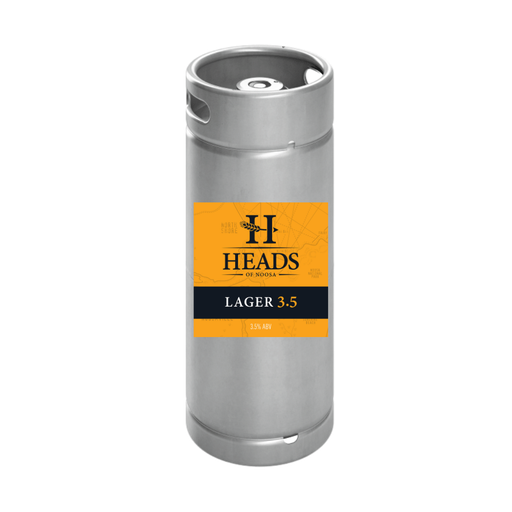 Heads Of Noosa Lager 3.5 20lt