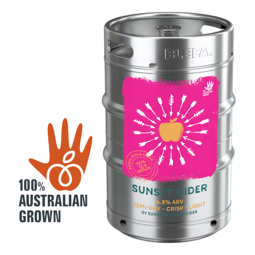 Sunshine Coast Cider Sunset Apple Cider Medium Sweet 49.5lt