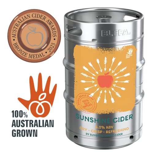 Sunshine Coast Cider Sunshine Apple Cider Off-dry 49.5lt