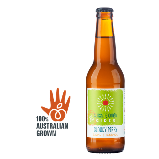 Sunshine Coast Cider Cloudy Perry Pear Cider Off-dry 330ml