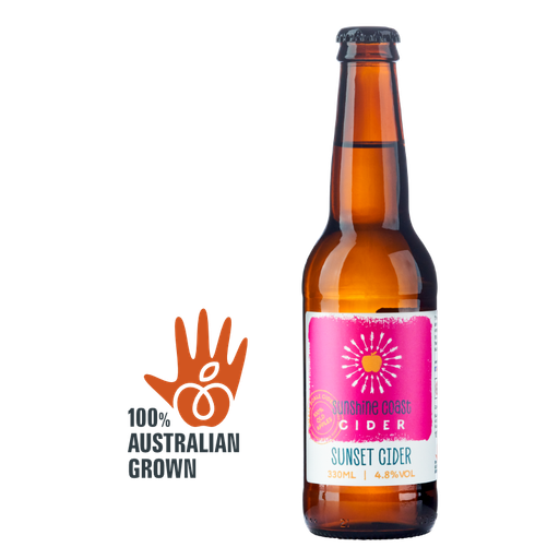 Sunshine Coast Cider Sunset Apple Cider Medium Sweet 330ml