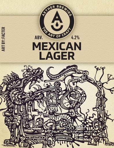 Aether Brewing Mexican Lager 50lt