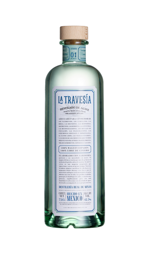 La Travesia Destilado De Agave Espadin 750ml