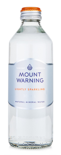 Mount Warning Water Sparkling Glass 300ml (24pk)