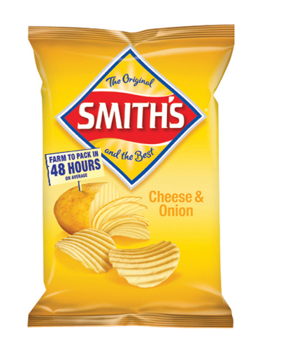 Smiths Chips Crinkle Cut Cheese & Onion 45gm