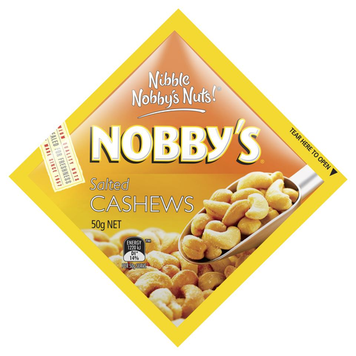 Nobbys Salted Cashews 50gm