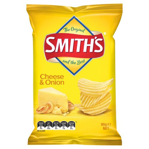 Smiths Chips Crinkle Cut Cheese & Onion 90gm