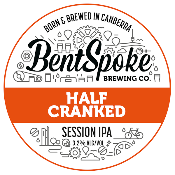 Bentspoke Half Cranked Mid IPA 50Lt