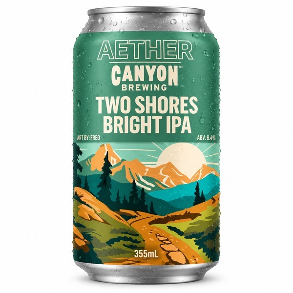 Aether Brewing Two Shores Bright IPA 355ml