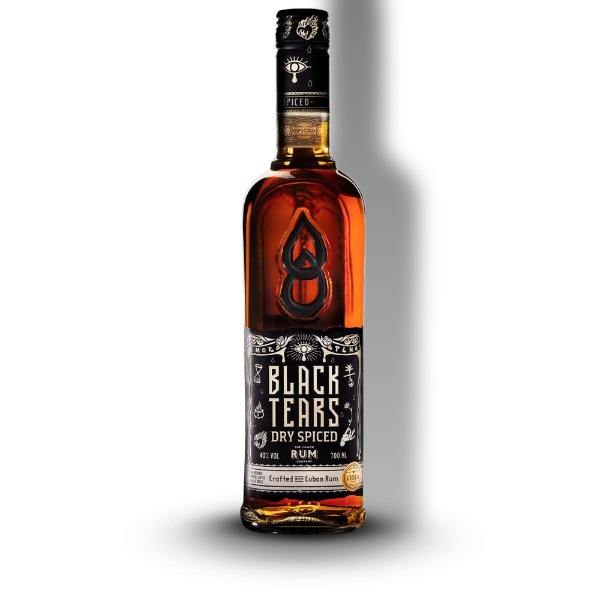 Black Tears Cuban Dry Spiced Rum Cuba 700ml