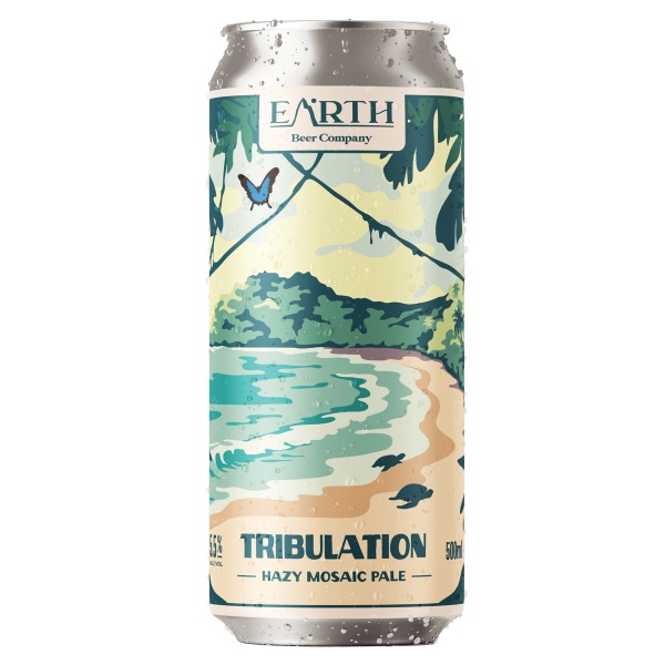 Earth Beer Company Tribulation Hazy Mosaic Pale 500ml