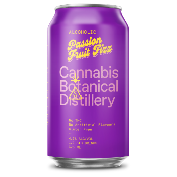 Cannabis Botanical Distillery Passionfruit Fizz 375ml